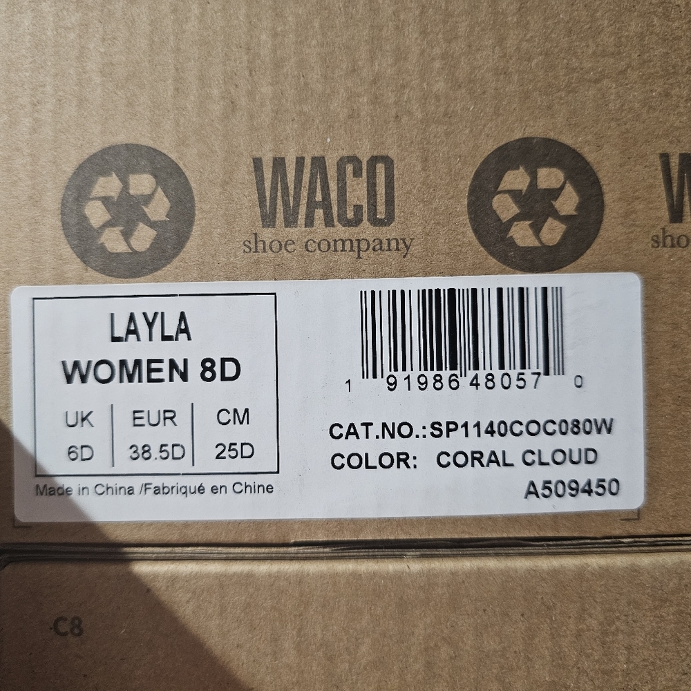 WACO spenco shoe coral cloud Layla Sandals - Picture 8 of 16